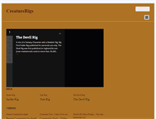 Tablet Screenshot of creaturerigs.com